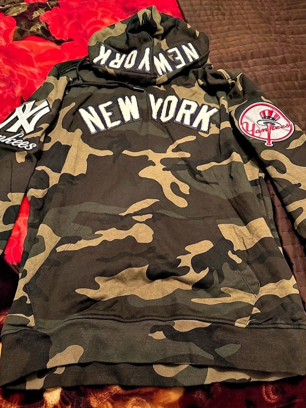 Pro Standard New York Yankees Camouflage Camo Pullover Hoodie